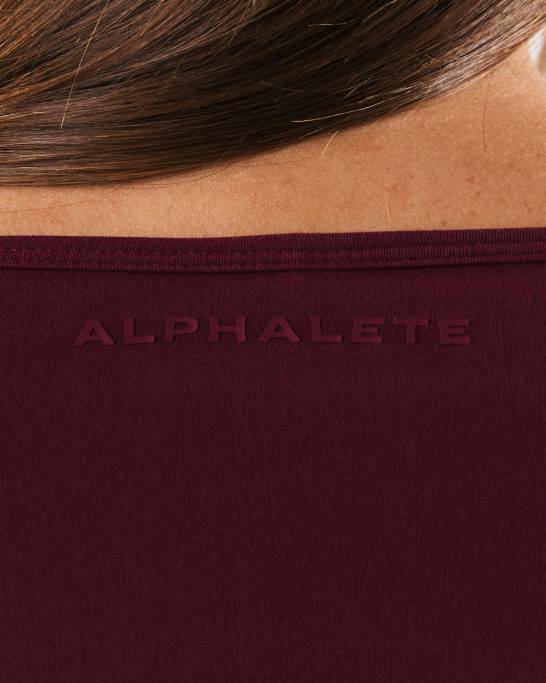 aura trækker på skuldrene Kvinder Alphalete J8D2240 tøj krans rød