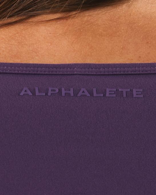 aura trækker på skuldrene Kvinder Alphalete J8D2242 tøj aster lilla