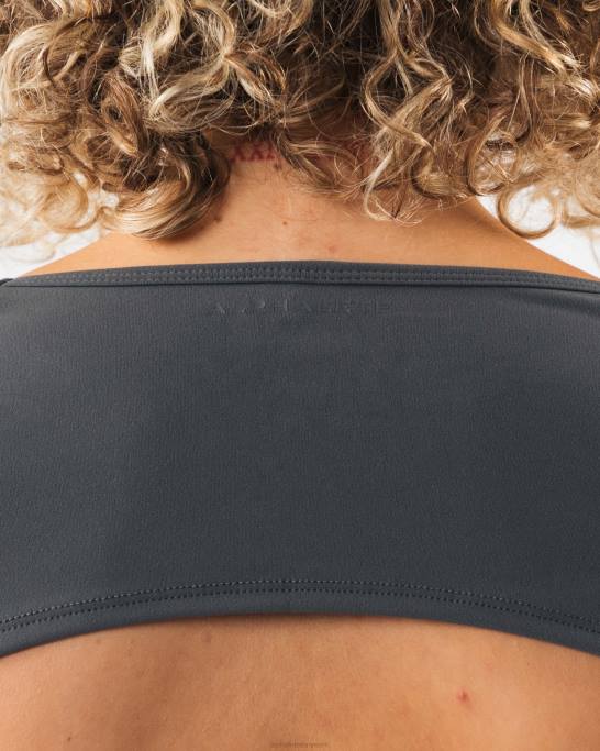 aura trækker på skuldrene Kvinder Alphalete J8D2245 tøj tin grå