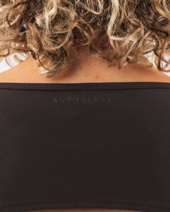 aura trækker på skuldrene Kvinder Alphalete J8D2246 tøj kashmir brun