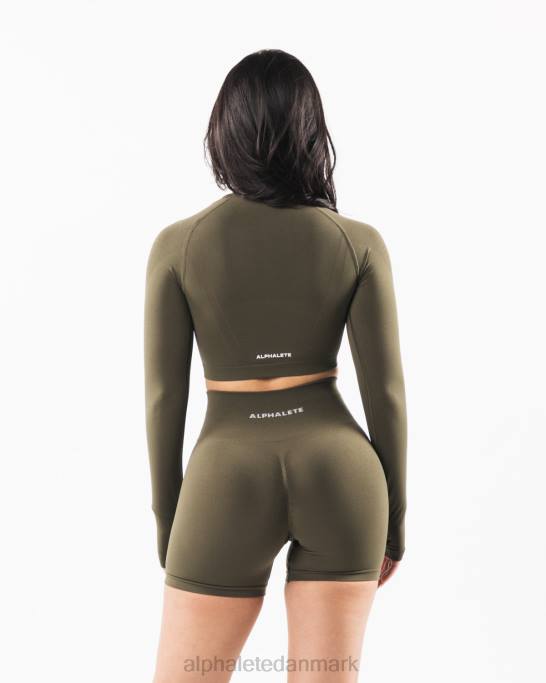 stratus ls afgrøde Kvinder Alphalete J8D2256 tøj egegrøn