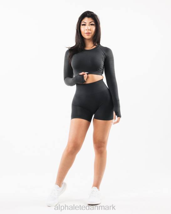 stratus ls afgrøde Kvinder Alphalete J8D2258 tøj skygge grå