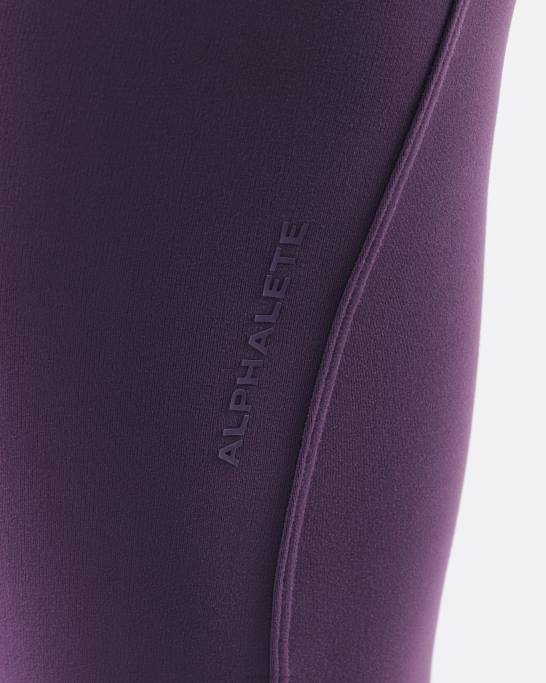 aura flared bukser Kvinder Alphalete J8D2382 tøj aster lilla