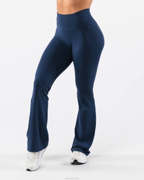 aura flared bukser Kvinder Alphalete J8D2385 tøj blæk blå