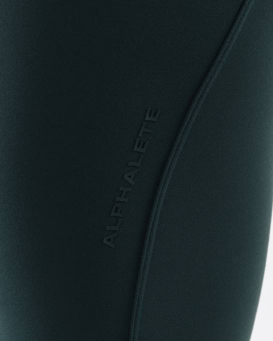 aura flared bukser høj Kvinder Alphalete J8D2380 tøj cypresgrøn