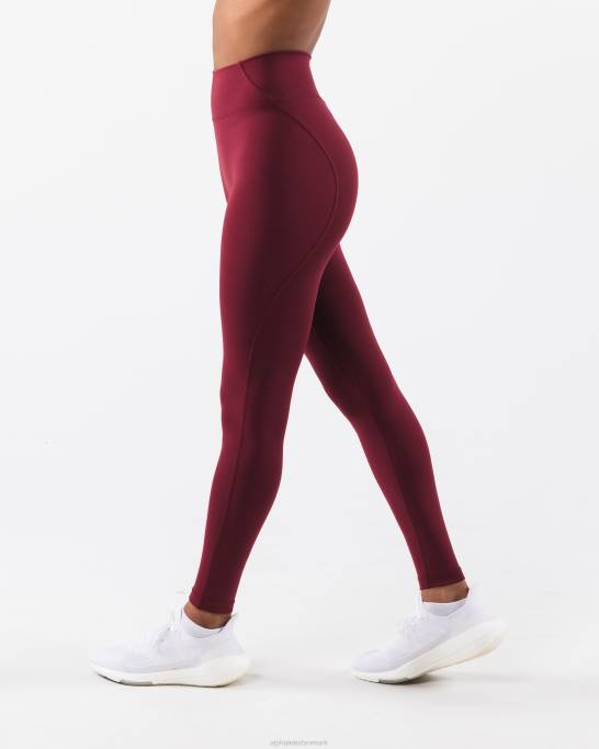 aura legging Kvinder Alphalete J8D2375 tøj krans rød
