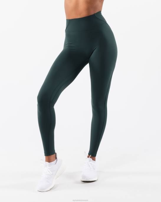 aura legging Kvinder Alphalete J8D2378 tøj cypresgrøn