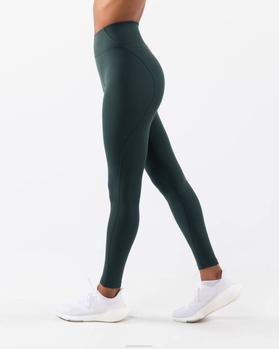 aura legging Kvinder Alphalete J8D2378 tøj cypresgrøn