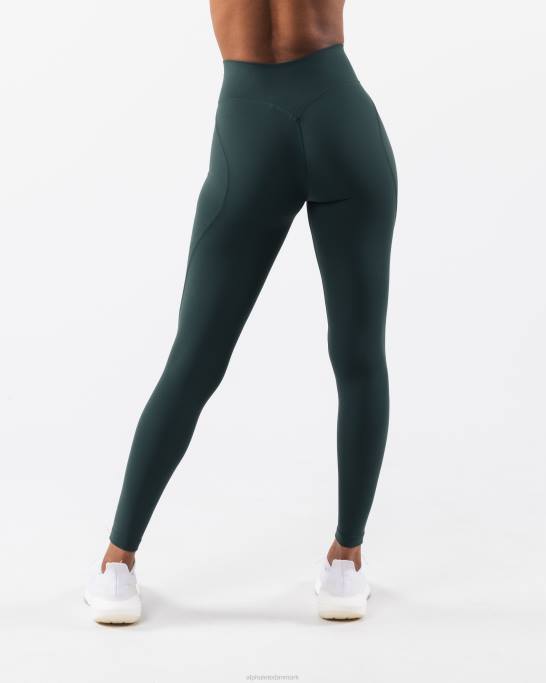 aura legging Kvinder Alphalete J8D2378 tøj cypresgrøn