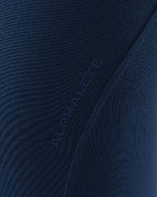 aura legging Kvinder Alphalete J8D2384 tøj blæk blå