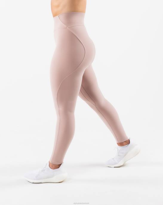 aura legging Kvinder Alphalete J8D2393 tøj porcelæn brun