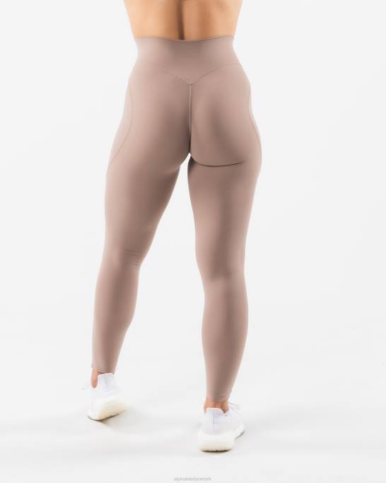 aura legging Kvinder Alphalete J8D2395 tøj sandbrun