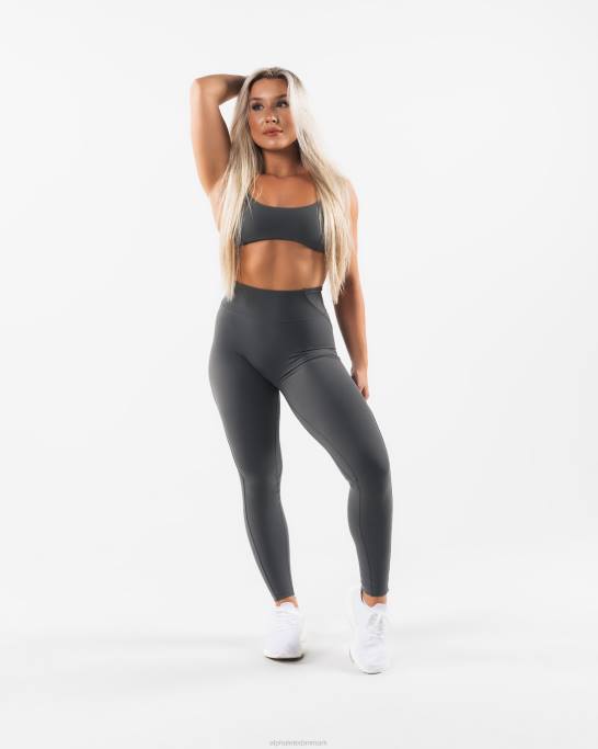aura legging Kvinder Alphalete J8D2397 tøj tin grå