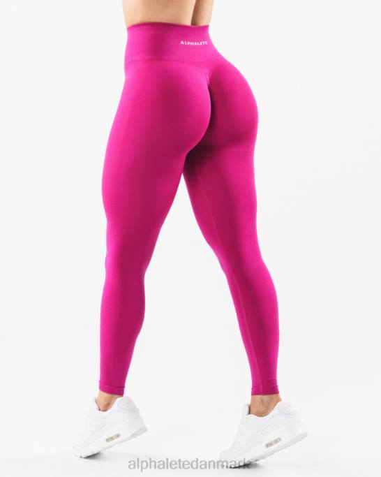 forstærk legging Kvinder Alphalete J8D2420 tøj magenta pink