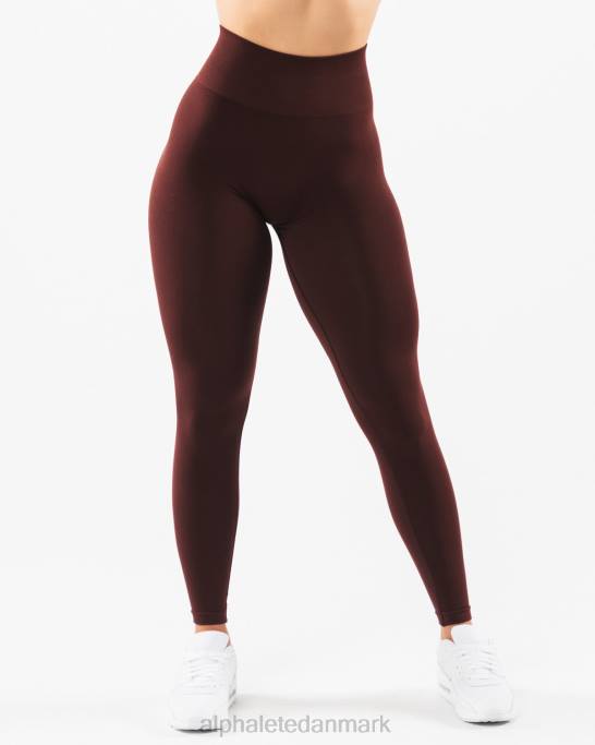 forstærk legging Kvinder Alphalete J8D2423 tøj sangria rød