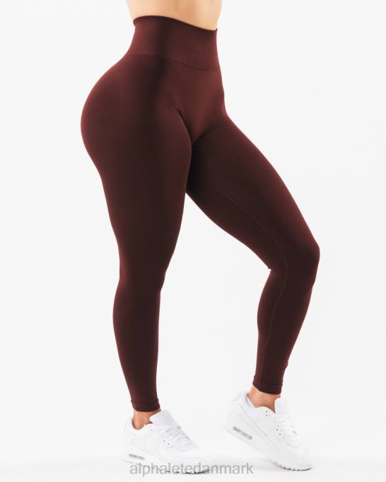 forstærk legging Kvinder Alphalete J8D2423 tøj sangria rød