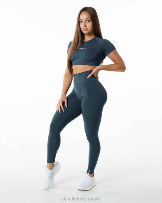 forstærk legging Kvinder Alphalete J8D2442 tøj hval blå