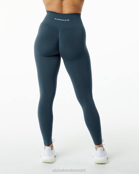 forstærk legging Kvinder Alphalete J8D2442 tøj hval blå