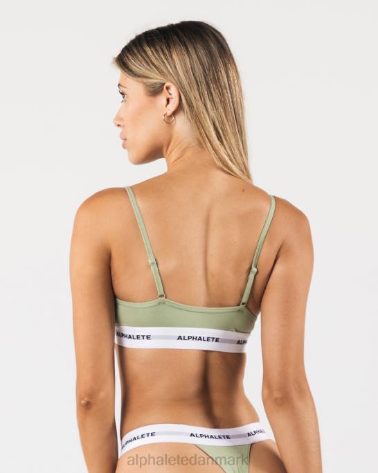akut bralette Kvinder Alphalete J8D289 tøj salvie grøn