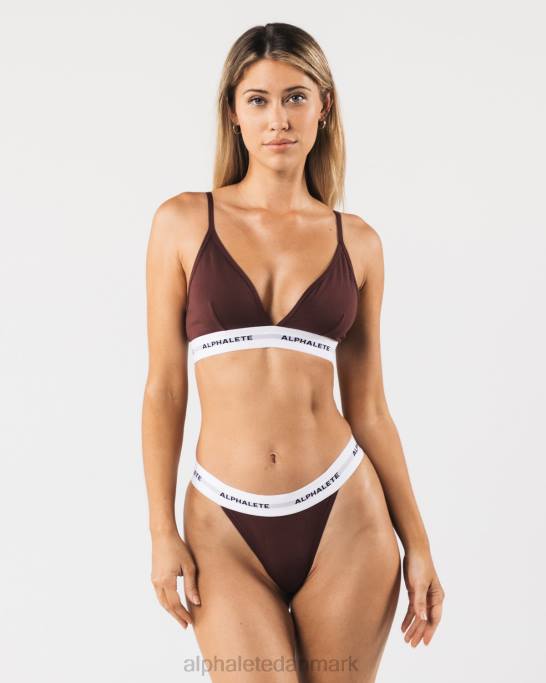 akut bralette Kvinder Alphalete J8D293 tøj sangria rød
