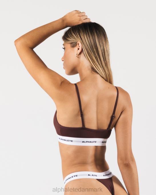 akut bralette Kvinder Alphalete J8D293 tøj sangria rød