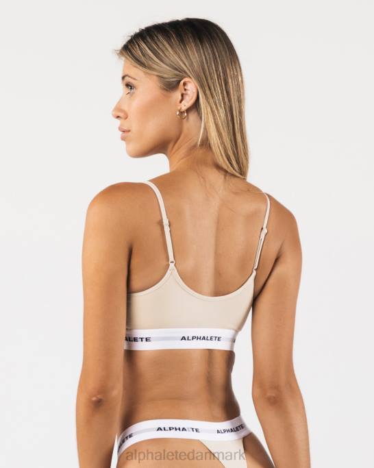 akut cami bralette Kvinder Alphalete J8D284 tøj vanilje brun