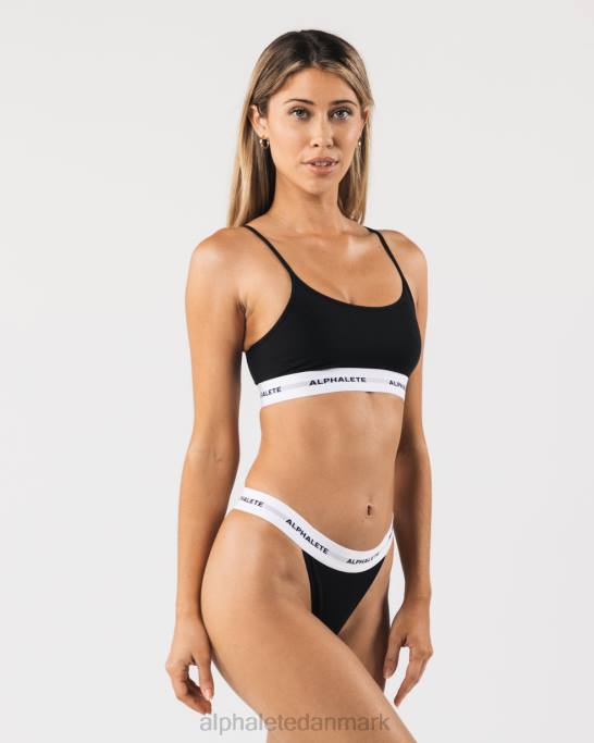 akut cami bralette Kvinder Alphalete J8D294 tøj sort