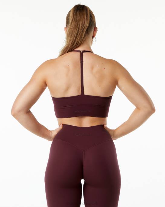 alphalux vidunder-bh Kvinder Alphalete J8D2139 tøj sort kirsebærrød