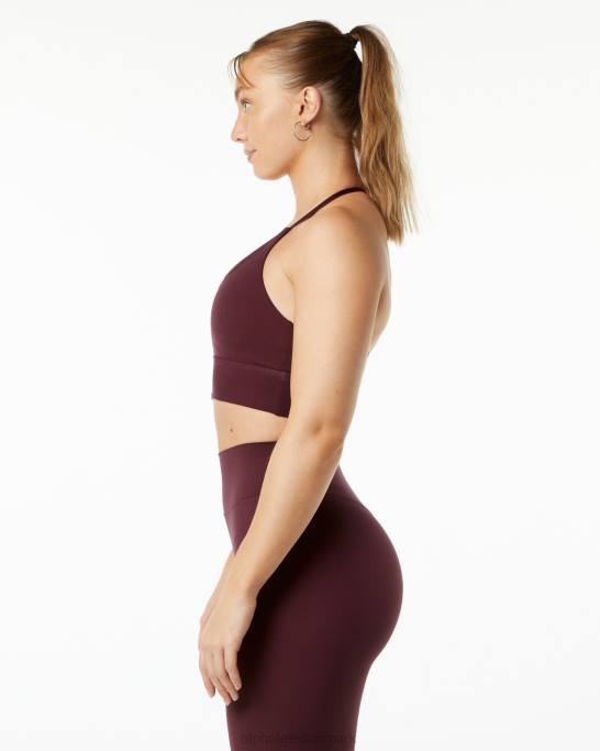 alphalux vidunder-bh Kvinder Alphalete J8D2139 tøj sort kirsebærrød