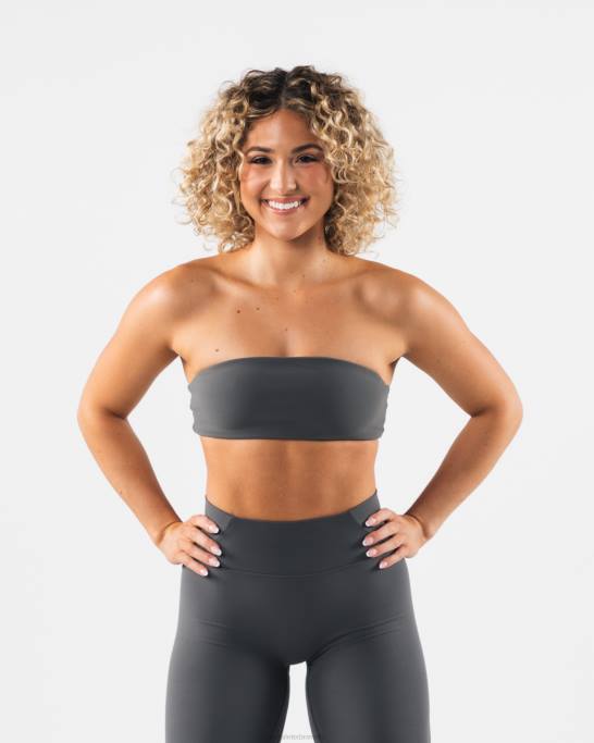 aura bandeau Kvinder Alphalete J8D250 tøj tin grå