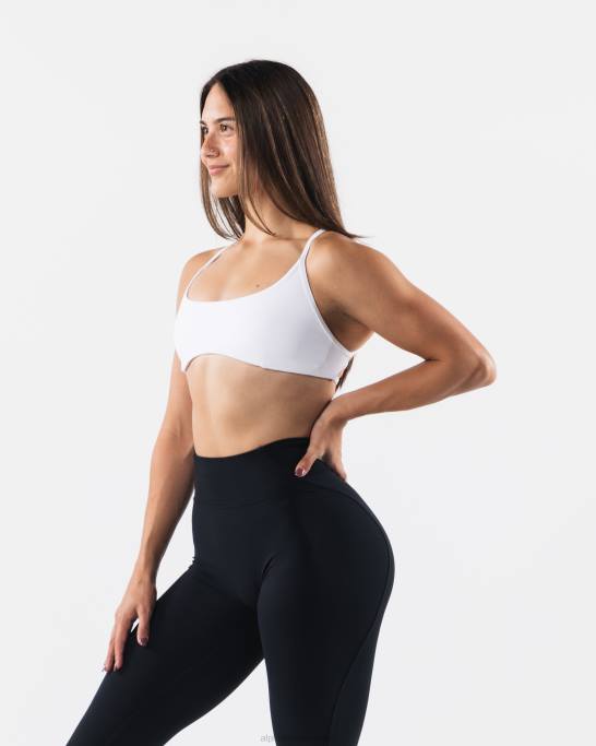 aura bh med stropper Kvinder Alphalete J8D242 tøj hvid