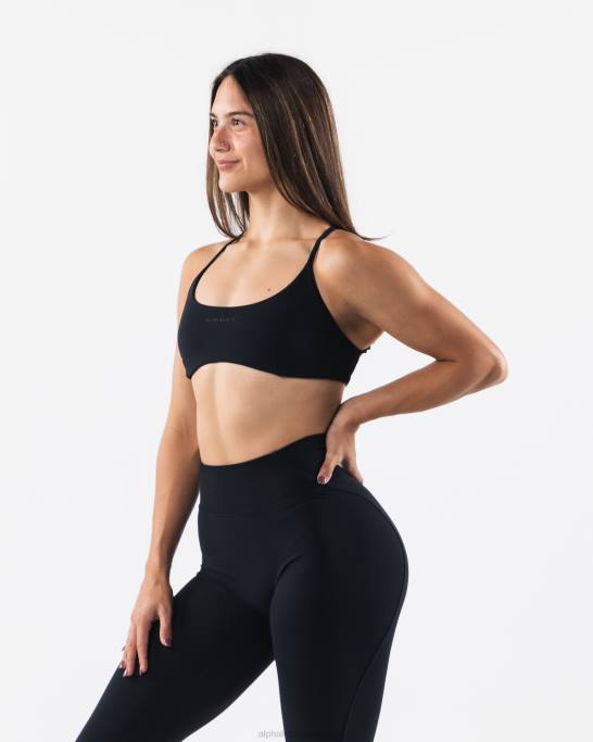 aura bh med stropper Kvinder Alphalete J8D257 tøj sort