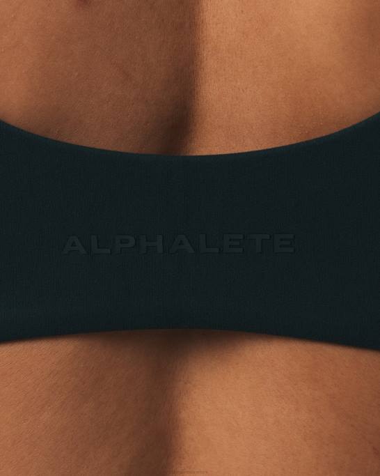 aura sculpt bh Kvinder Alphalete J8D230 tøj cypresgrøn