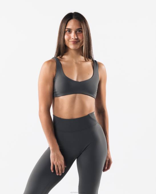 aura sculpt bh Kvinder Alphalete J8D252 tøj tin grå