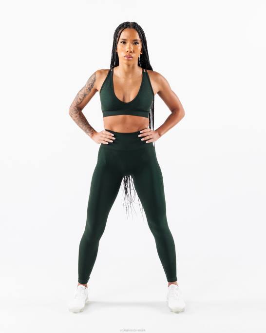 forstærk dyb v bh Kvinder Alphalete J8D27 tøj central park green