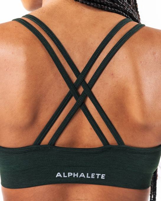 forstærk dyb v bh Kvinder Alphalete J8D27 tøj central park green
