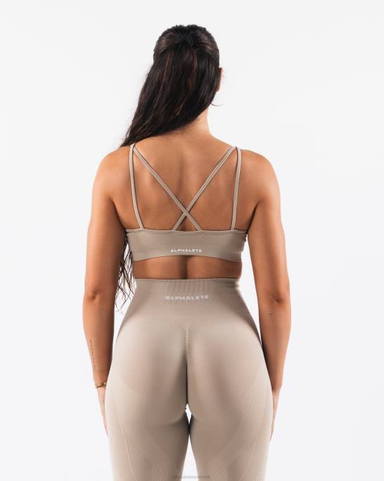 forstærk excel bh Kvinder Alphalete J8D23 tøj stor central brun