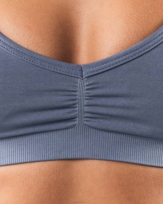 forstærke grime bh Kvinder Alphalete J8D216 tøj stadig vandblå