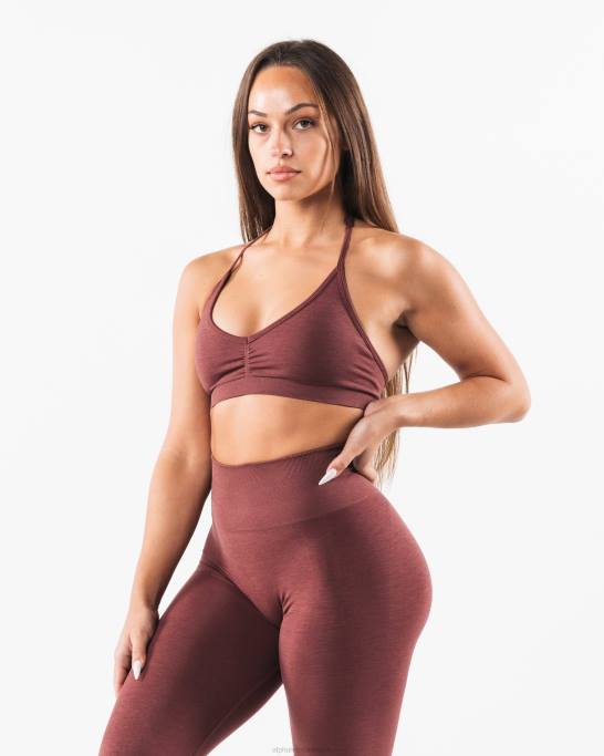 forstærke grime bh Kvinder Alphalete J8D220 tøj støvet rosenrød