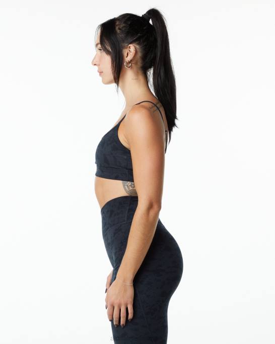 overflade ubegrænset bh Kvinder Alphalete J8D2152 tøj småstensprint sort