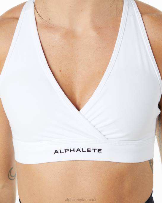 overflade wrap bh Kvinder Alphalete J8D2153 tøj hvid