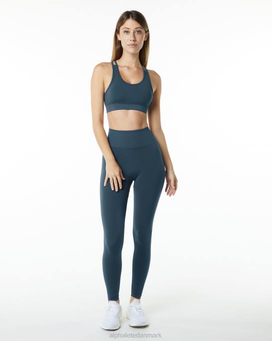 revival bh Kvinder Alphalete J8D2125 tøj hval blå