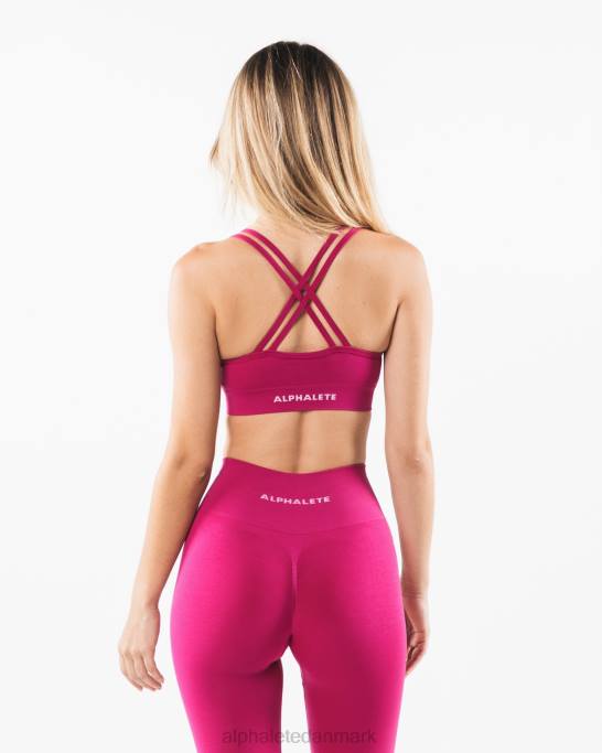 revival bh Kvinder Alphalete J8D272 tøj magenta pink