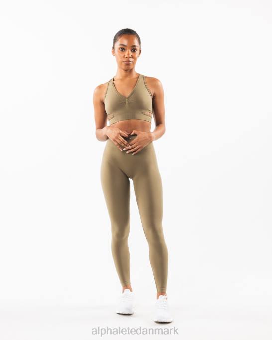 stratus bh Kvinder Alphalete J8D2104 tøj pilegrøn