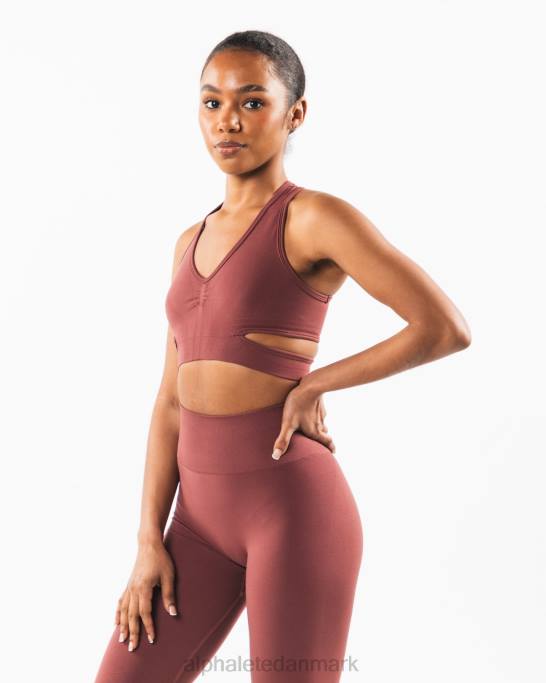 stratus bh Kvinder Alphalete J8D298 tøj efterårsrød
