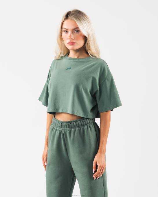 oprindelsesafgrøde Kvinder Alphalete J8D2190 tøj salvie grøn