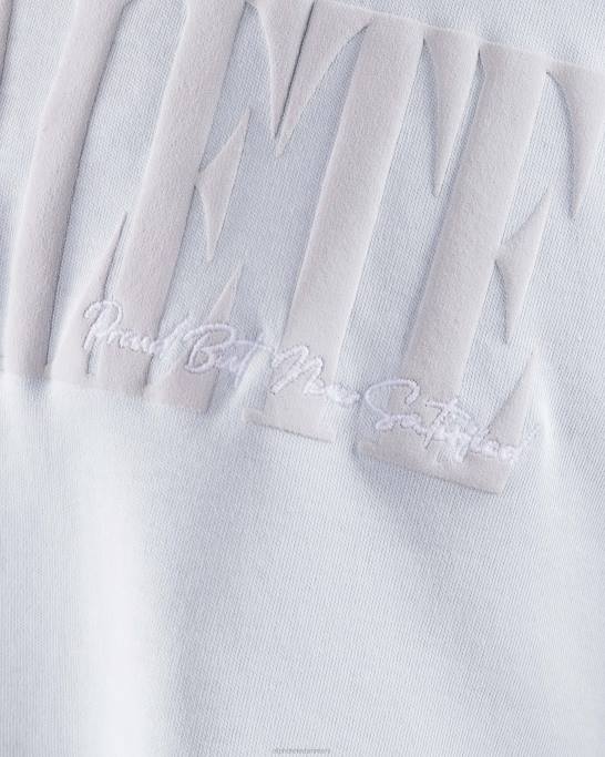 republik crop tee Kvinder Alphalete J8D2194 tøj halogen blå