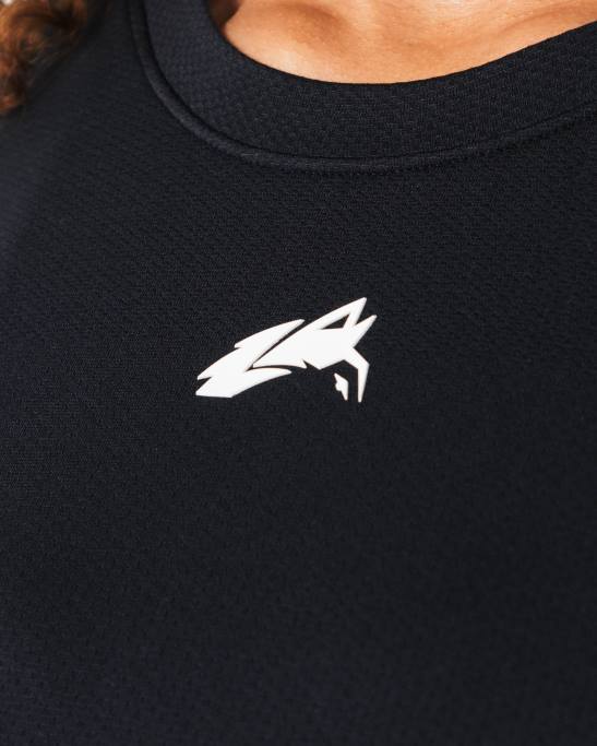 wolf head airtech ss crop Kvinder Alphalete J8D2211 tøj sort