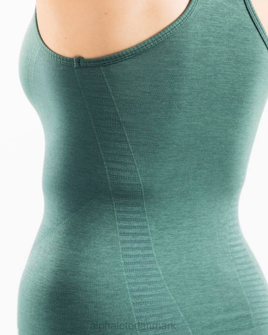 sømløs racerback tank Kvinder Alphalete J8D2161 tøj salvie grøn