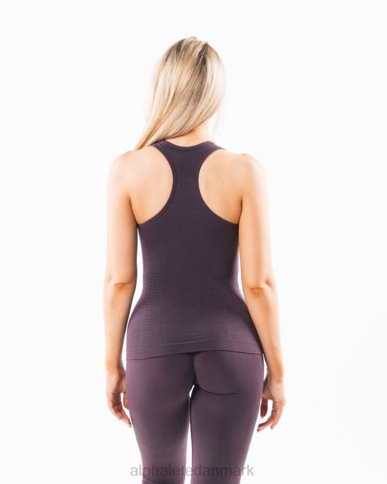 sømløs racerback tank Kvinder Alphalete J8D2163 tøj due lilla